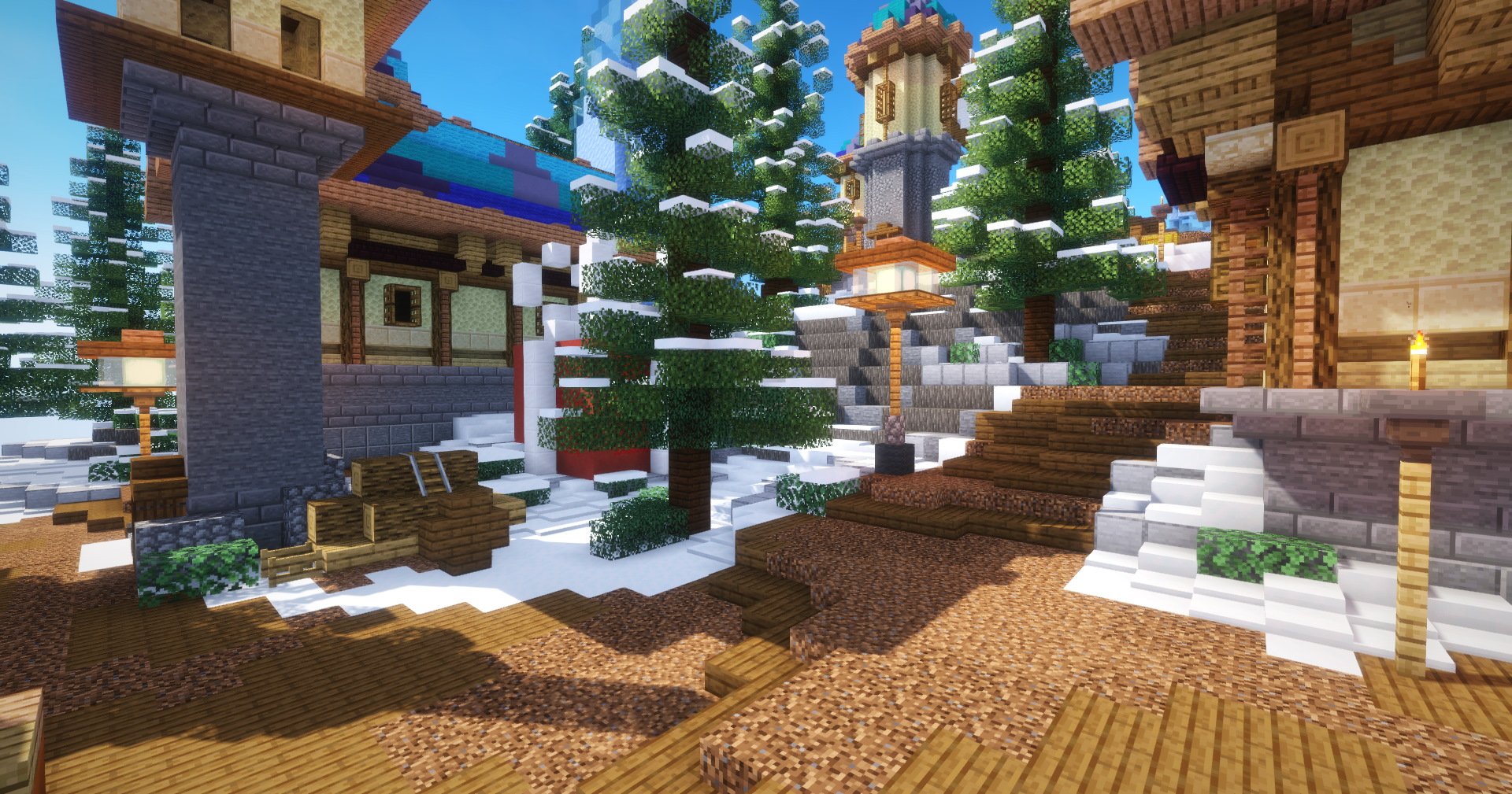 Winter Magical Village Winter Magical Village