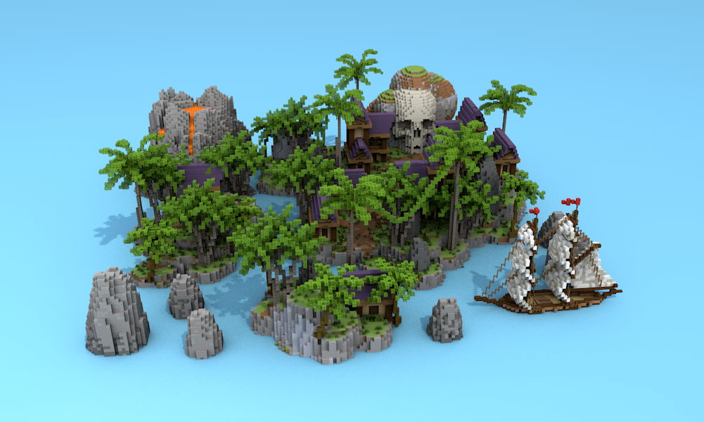 Pirate Island - A beautiful FREE SPAWN-HUB - Minecraft Worlds - CurseForge