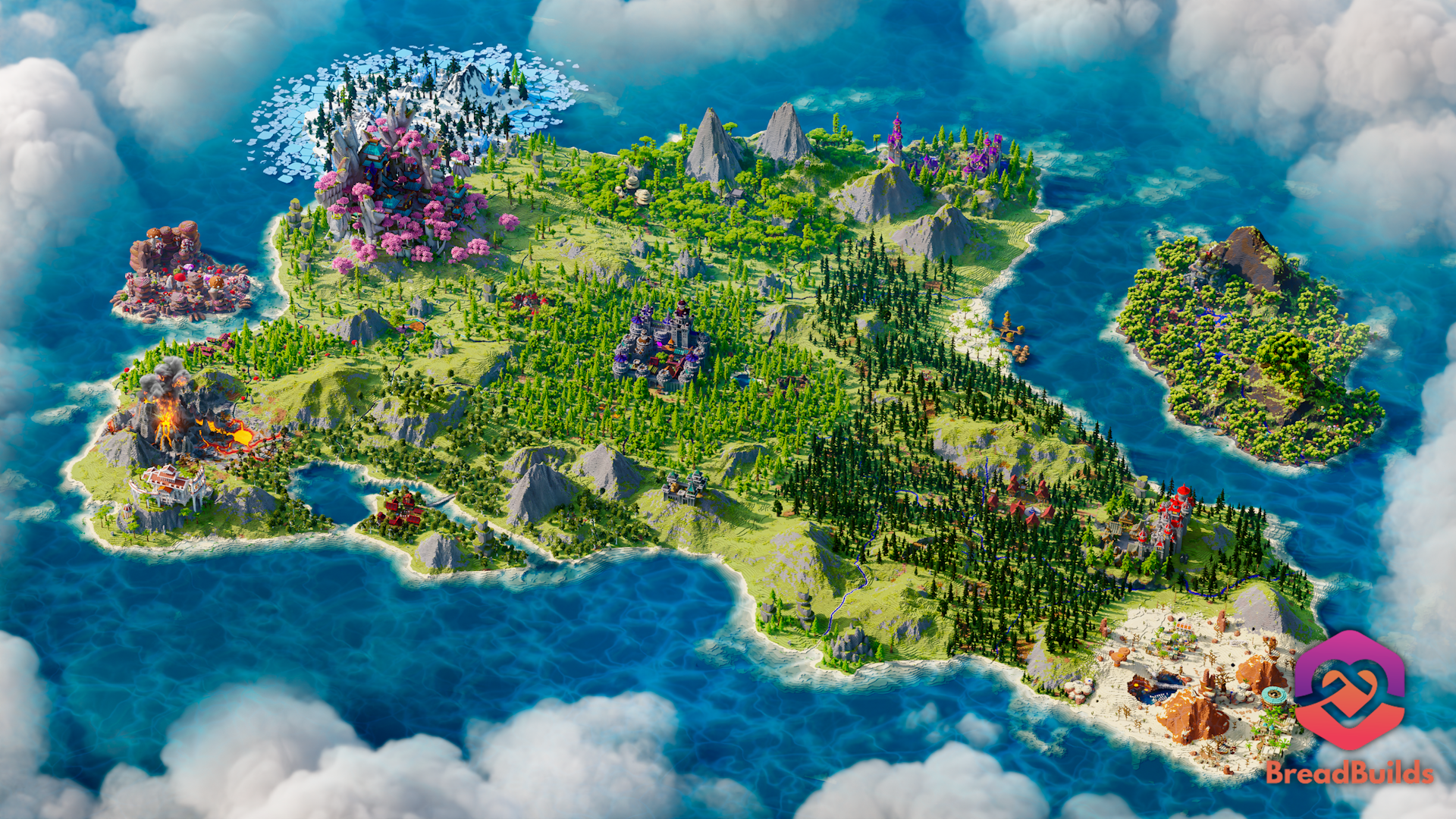 MMO RPG World Map
