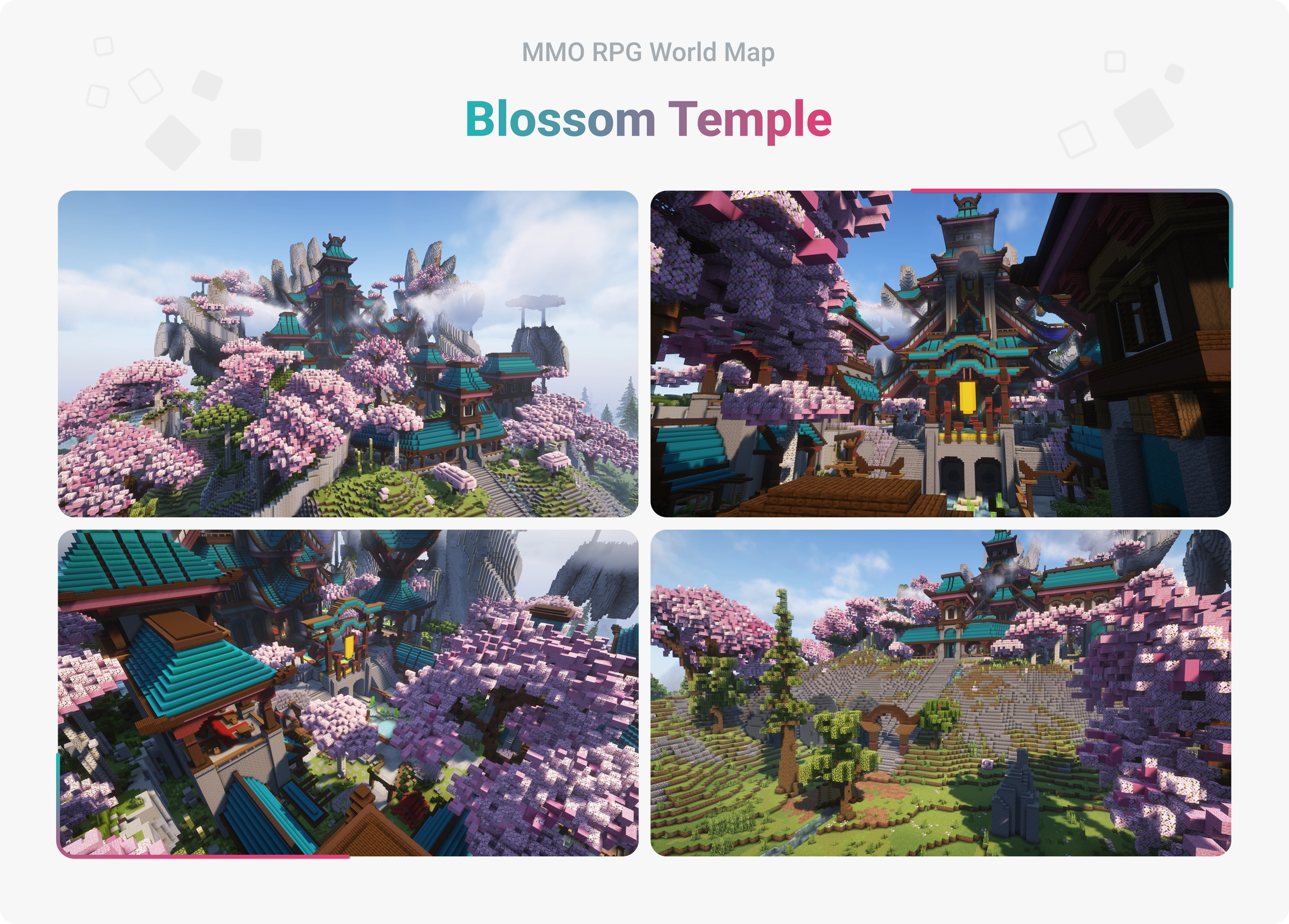 MMO RPG World Map - Blossom Temple