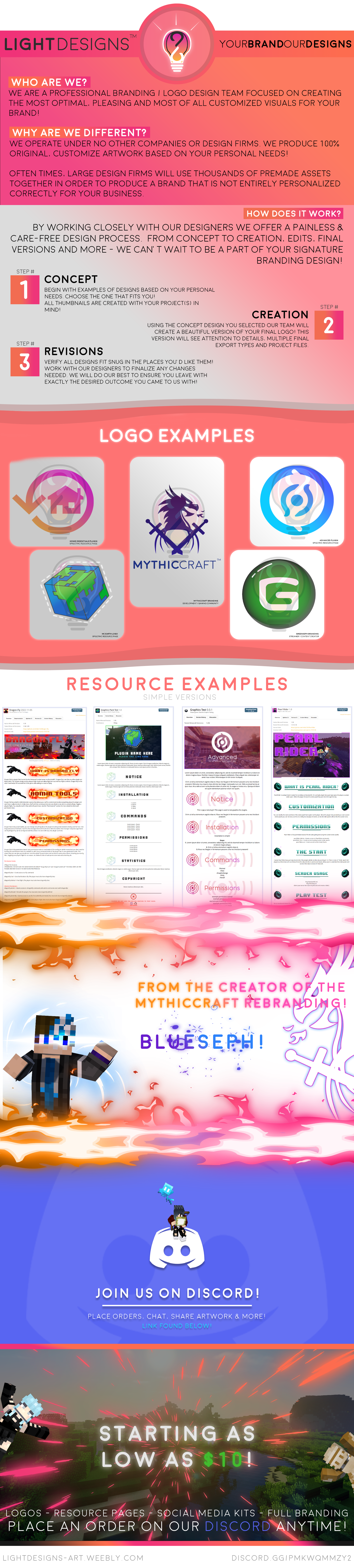 Light Designs - Logos, Thread Designs, & much more!