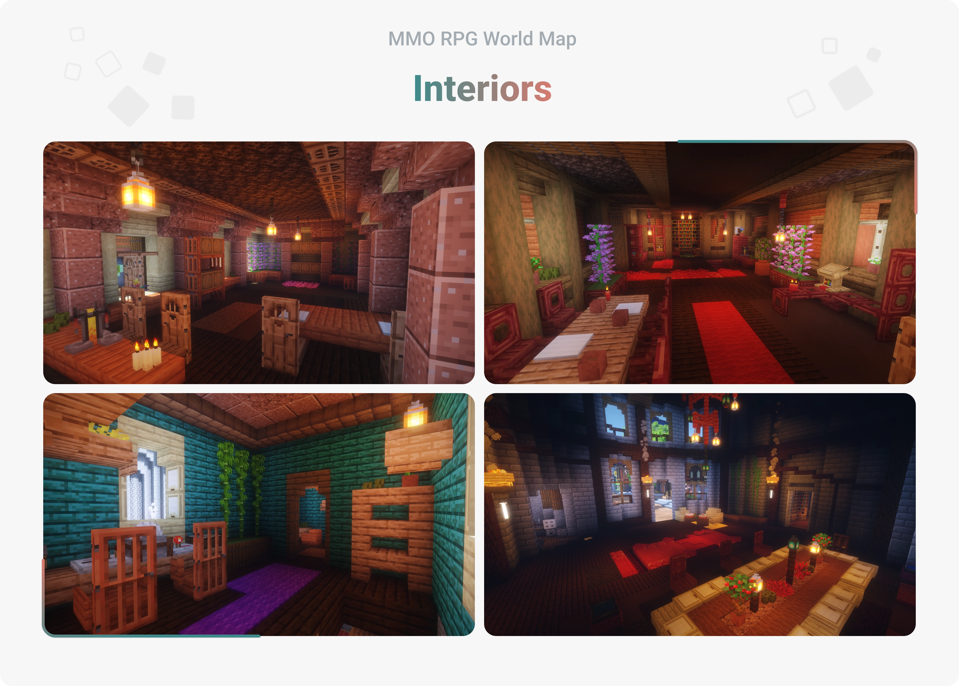 MMO RPG World Map - Interiors