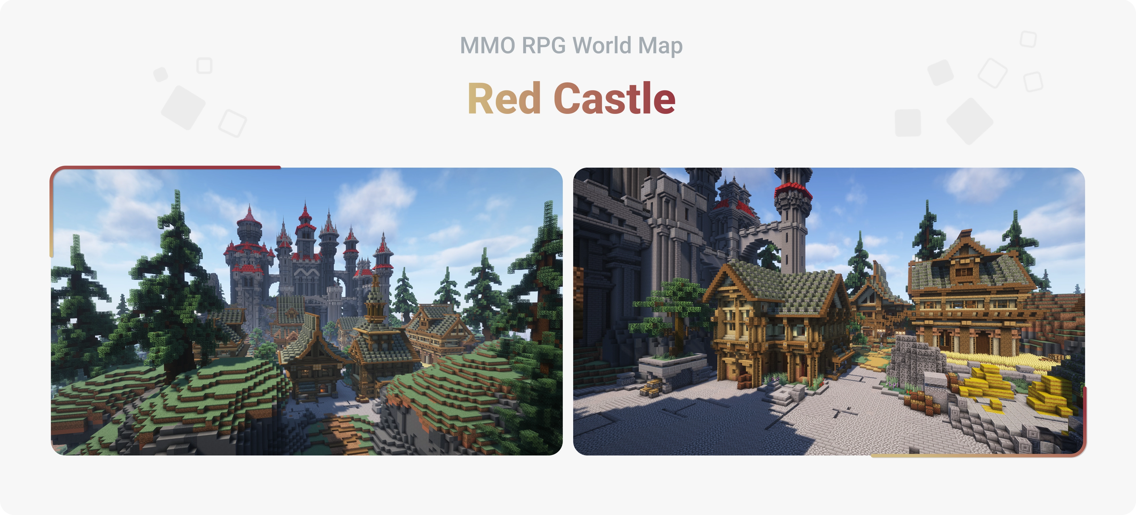 MMO RPG World Map - Red Castle