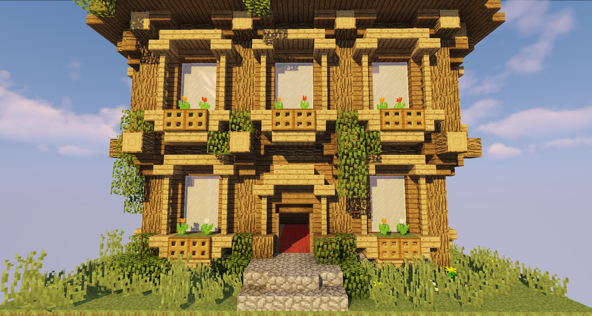 minecraft apartment building schematic