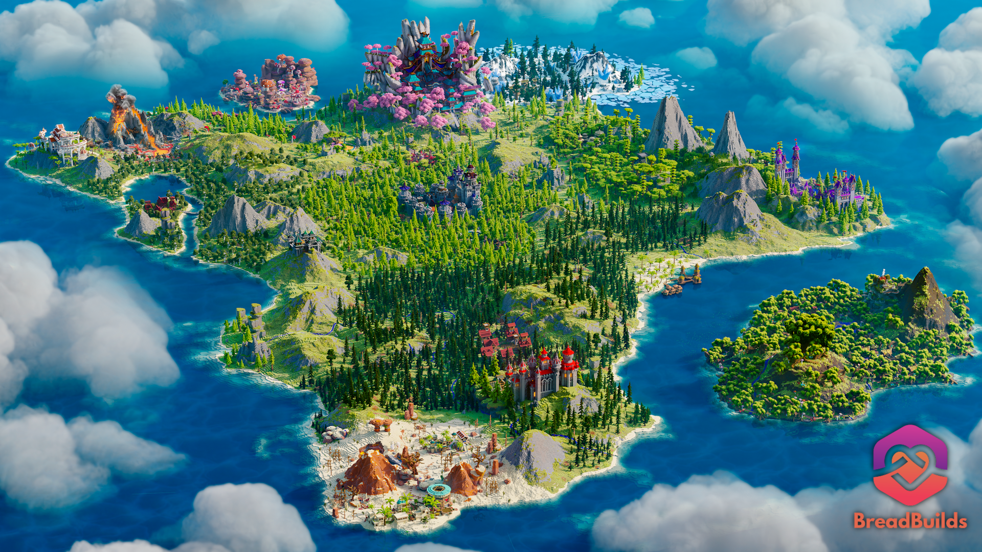 MMO RPG World Map