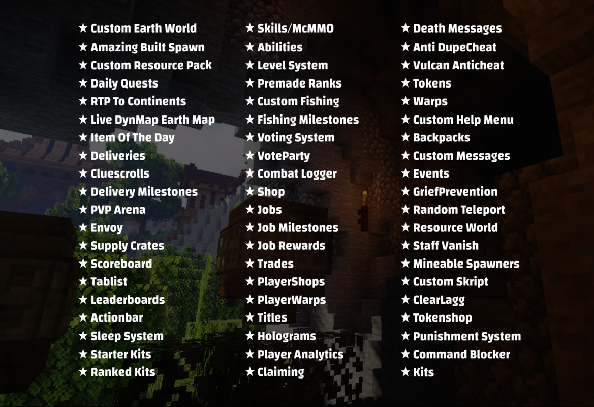 List of Minecraft Earth Servers 