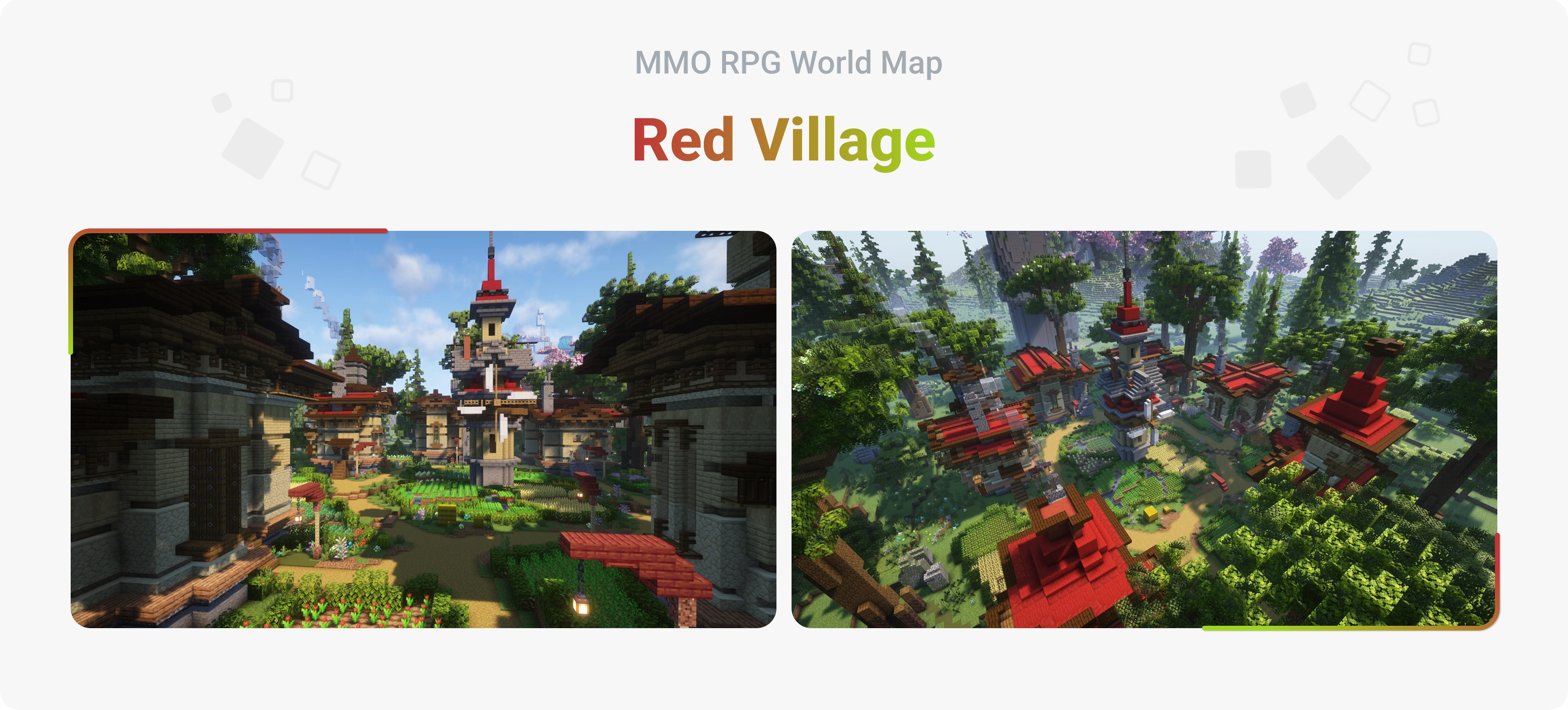 MMO RPG World Map - Red Village