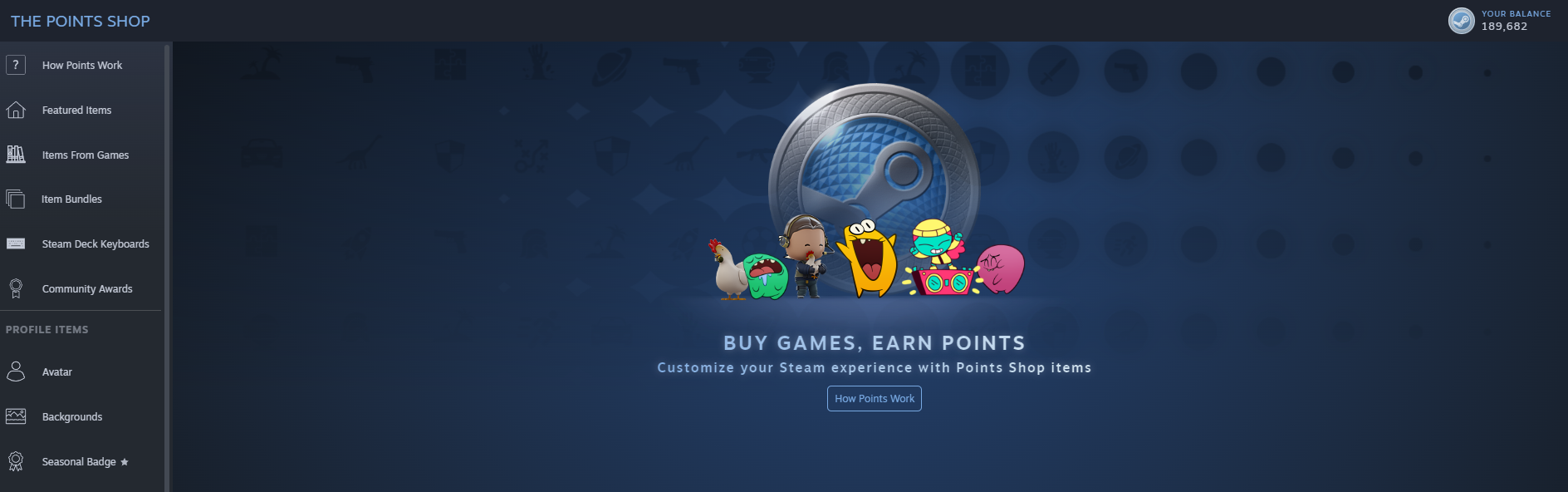 Steam Points Shop